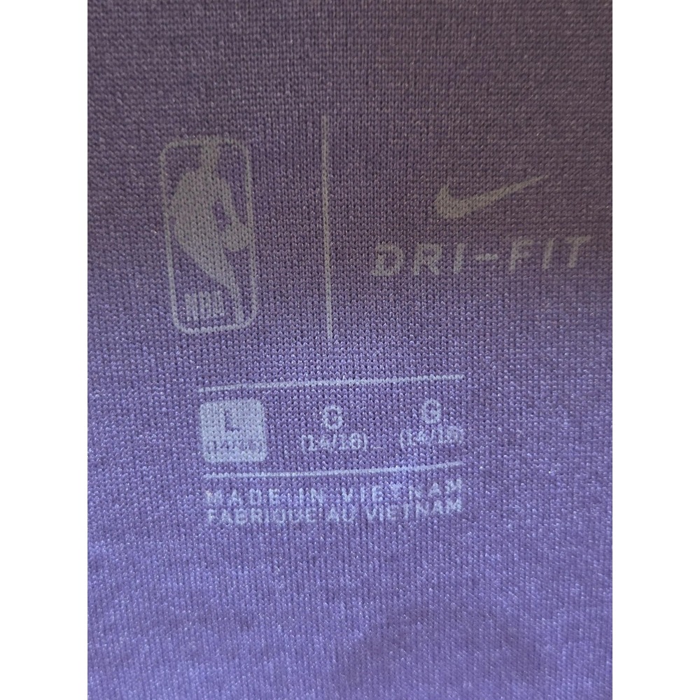 Phoenix Suns Jersey Boys Large Purple NBA Basketball‎ Booker 1 Nike Swingman - Picture 7 of 9